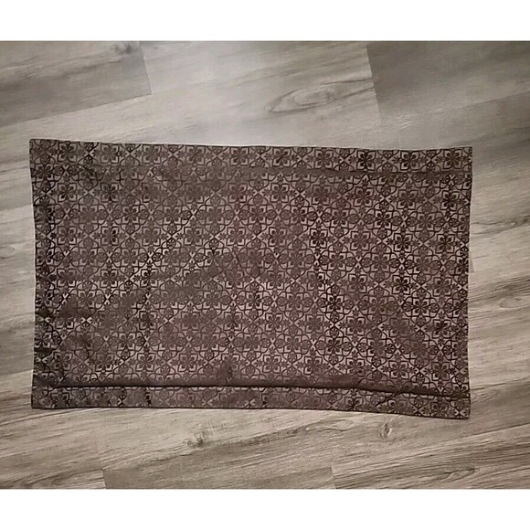 Brown Pillowcase Beautiful Design. Lot Of One Cover - Picture 4 of 4